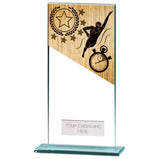 Mustang Swimming Jade Glass Award -CR22223