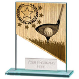 Mustang Golf Jade Glass Award -CR22224