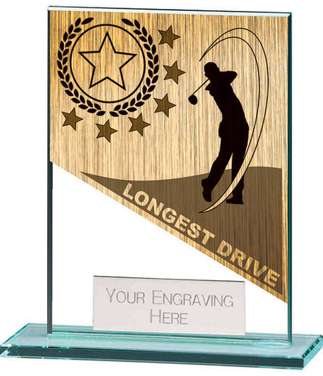 Mustang Longest Drive Jade Glass Award -CR22226