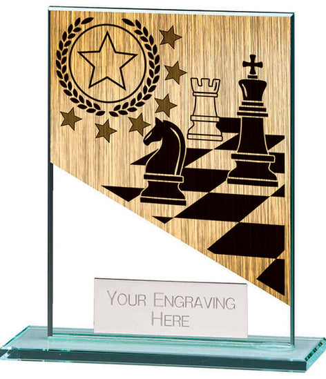 Mustang Chess Jade Glass Award  - CR22227