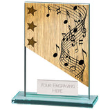 Mustang Music Jade Glass Award - CR22228