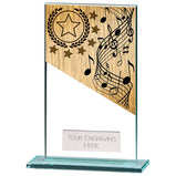 Mustang Music Jade Glass Award - CR22228