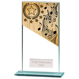 Mustang Music Jade Glass Award - CR22228