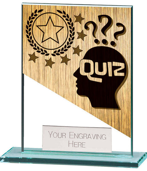 Mustang Quiz Jade Glass Award  - CR22231