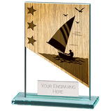 Mustang Sailing Jade Glass Award-CR22232