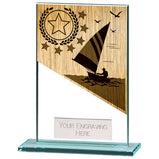 Mustang Sailing Jade Glass Award-CR22232