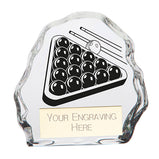 Mystique Snooker Glass Award - CR22242