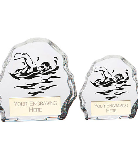 Mystique Swimming Glass Award -CR22250