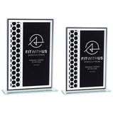 Titanium Mirrored Glass Award Black - CR23079