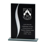 Spirit Mirror Glass Award Black & Silver -CR4014