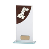 Colour Curve Dominoes Jade Glass Award  - CR4623