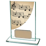 Colour Curve Music Jade Glass Award - CR4763