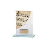 Colour Curve Music Jade Glass Award - CR4763