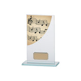 Colour Curve Music Jade Glass Award - CR4763