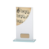 Colour Curve Music Jade Glass Award - CR4763