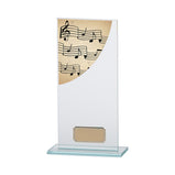 Colour Curve Music Jade Glass Award - CR4763