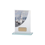 Colour Curve Sailing Jade Glass Award-CR4807