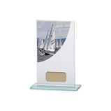 Colour Curve Sailing Jade Glass Award-CR4807