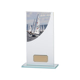 Colour Curve Sailing Jade Glass Award-CR4807