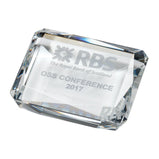 Lincoln Optical Crystal Paperweight-CR6120