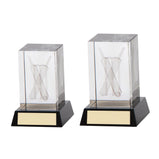 Conquest Cricket 3D Crystal Award - CR6126