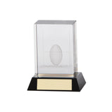 Conquest Rugby 3D Crystal Award - CR7221