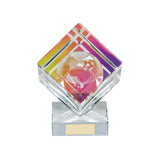 Victorious Football Crystal Cube Award  - CR9232