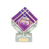 Victorious Lawn Bowls Crystal Cube Award - CR9236