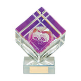 Victorious Lawn Bowls Crystal Cube Award - CR9236