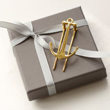 Gold Engraved Book Anchor with gift box