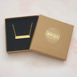 Date Engraving - Gold Necklace