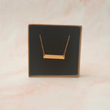 Star Sign Engraving - Gold Necklace