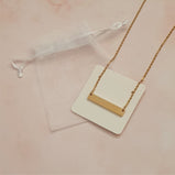 Star Sign Engraving - Gold Necklace