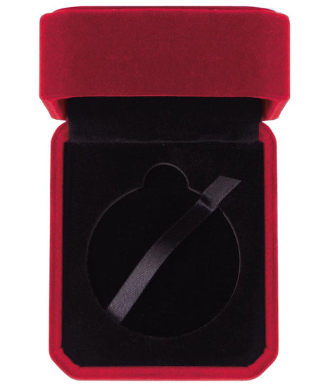 Aspire Velour Medal Box Red-MB20306