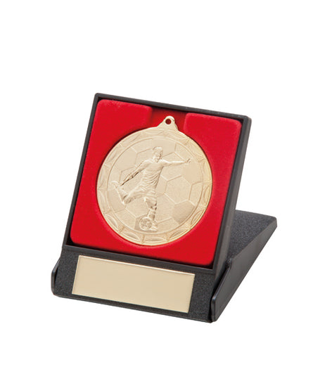 Impulse Football Medal & Box Gold - MB2299