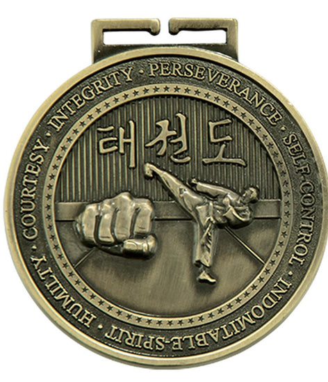 Olympia Taekwondo Antique Medal - MM17015