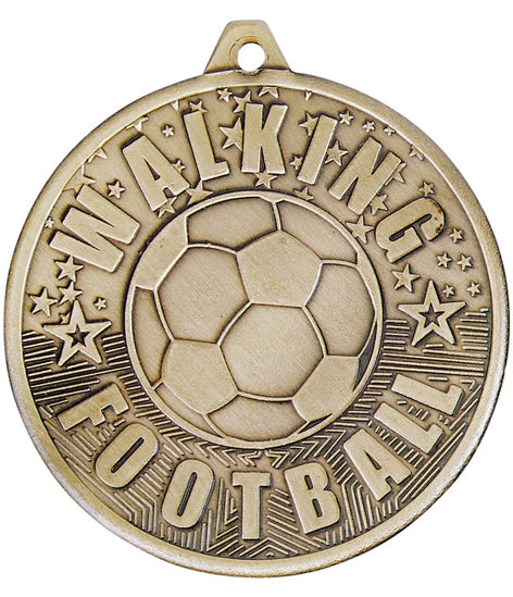 Cascade Walking Football Iron Antique Medal - MM19035