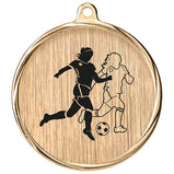 Aurum Female Football Medal - MM22584