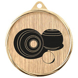 Aurum Lawn Bowls Medal Gold - MM22588