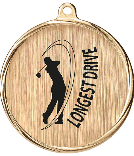 Aurum Longest Drive Medal Gold - MM22589