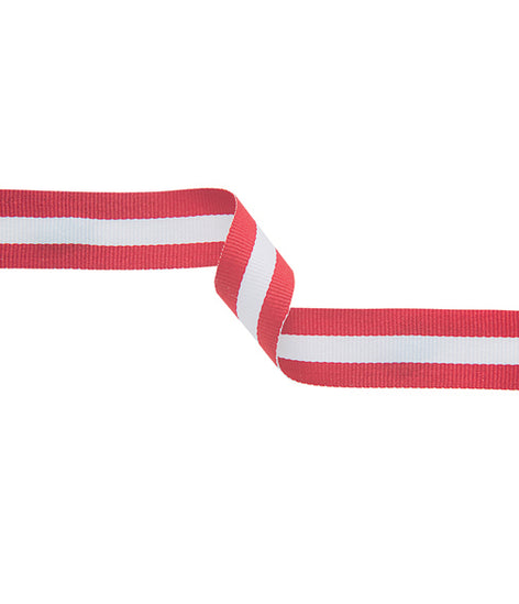 Medal Ribbon Red White & Red-MR12