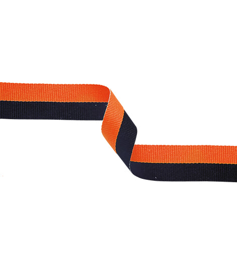 Medal Ribbon Orange & Black-MR16000