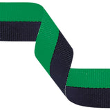 Medal Ribbon Green & Black-MR18164