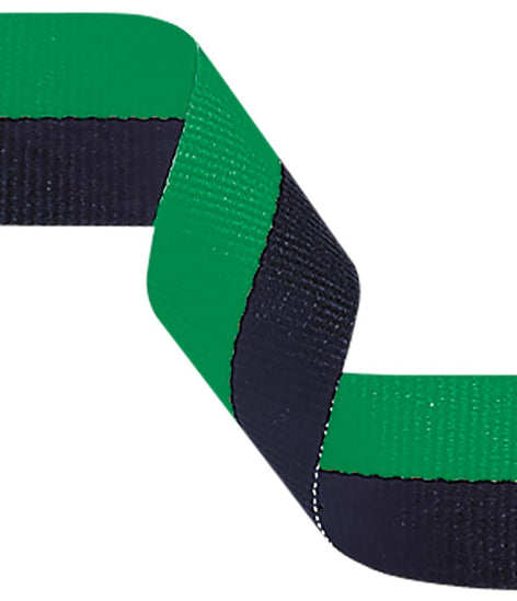 Medal Ribbon Green & Black-MR18164