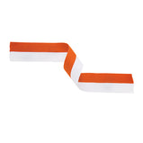 Medal Ribbon Orange & White-MR30