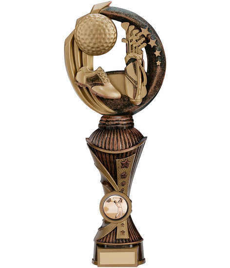 Renegade Golf Heavyweight Award Antique Bronze & Gold PX17258