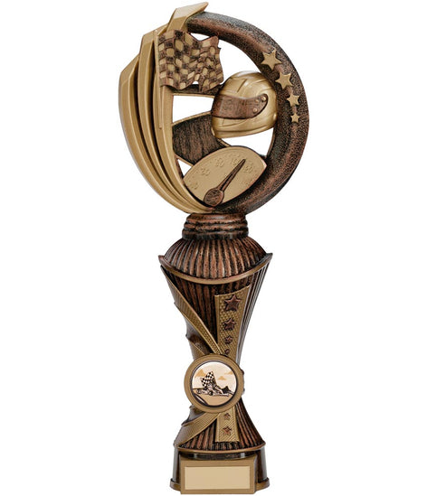 Renegade Motorsport Heavyweight Award Antique Bronze & Gold - PX17260