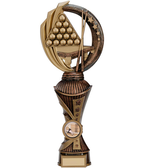 Renegade Snooker Heavyweight Award Antique Bronze & Gold - PX17261