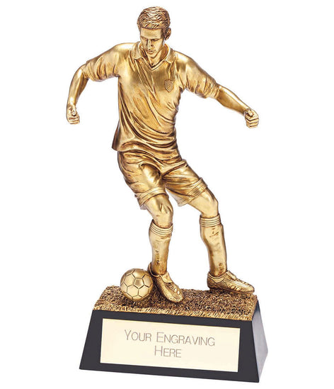 Colossus Football Resin Figure Metallic Gold  - RF22039