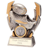 Flashbolt Rugby Resin Award Silver - RF22193